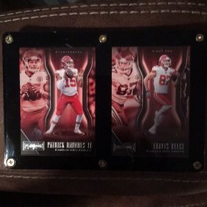 2020 Panini Playbook Super Bowl Mahomes & Kelce